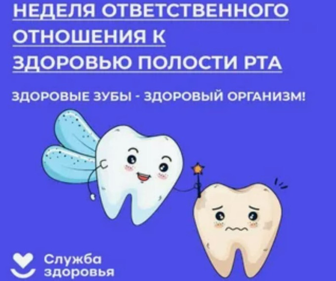 Неделя ответственного отношения к здоровью полости рта.